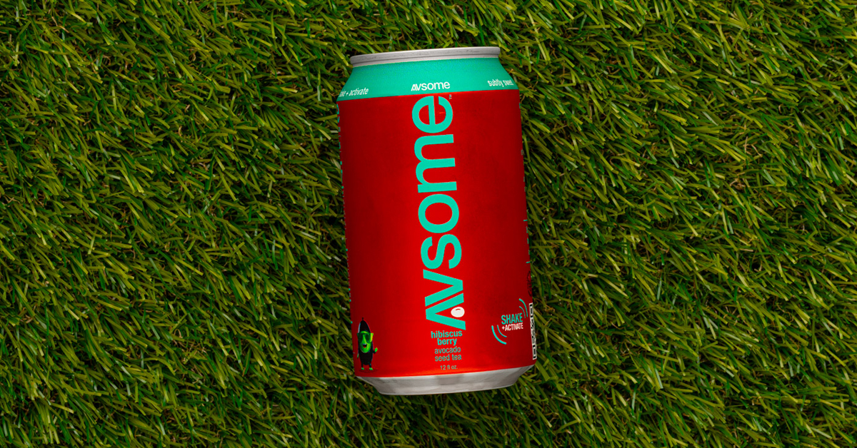 AVsome (spelled like "awesome" but with a "AV" as a nod to avocado) is a new line of ready-to-drink avocado seed teas available in four flavors: LMN1, Ginger5, Hibiscus Berry, and Paradise7.