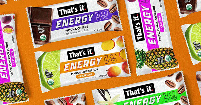 That's it. launched a caffeinated fruit bar as a result of feedback it received working with run clubs
