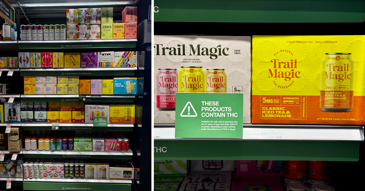 Target shelf set in one Minnesota store