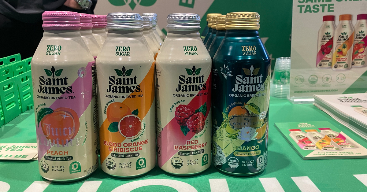 Saint James emphasized how aluminum bottles have opened up its opportunity in c-stores