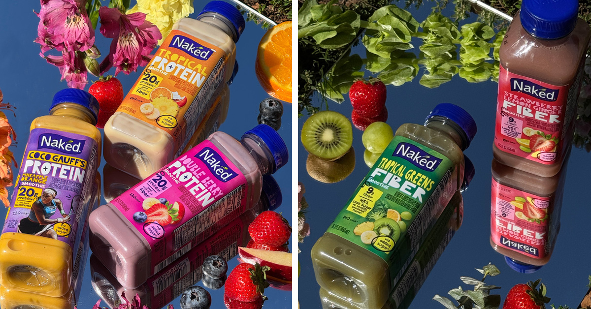Naked Juice's new packaging and functional options