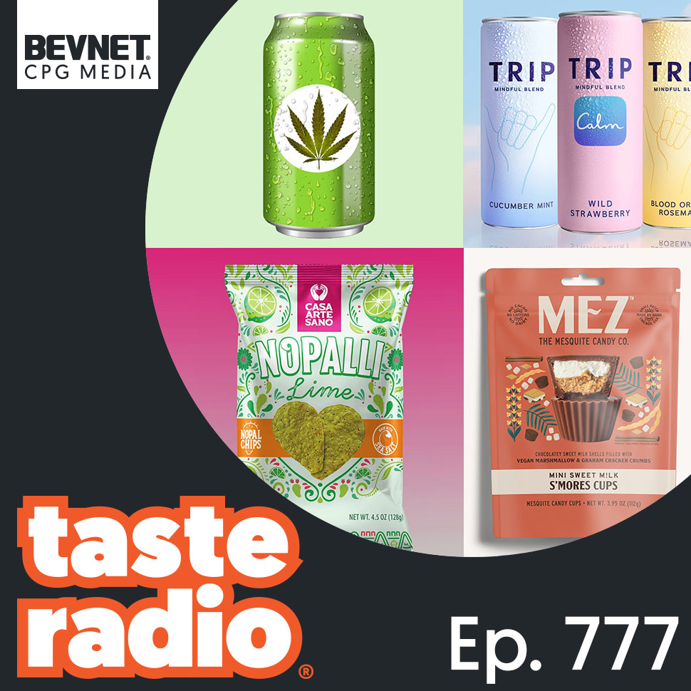 Taste Radio: Hemp Bevs Take A Hit. Trip Keeps Calm & Raises $40M.