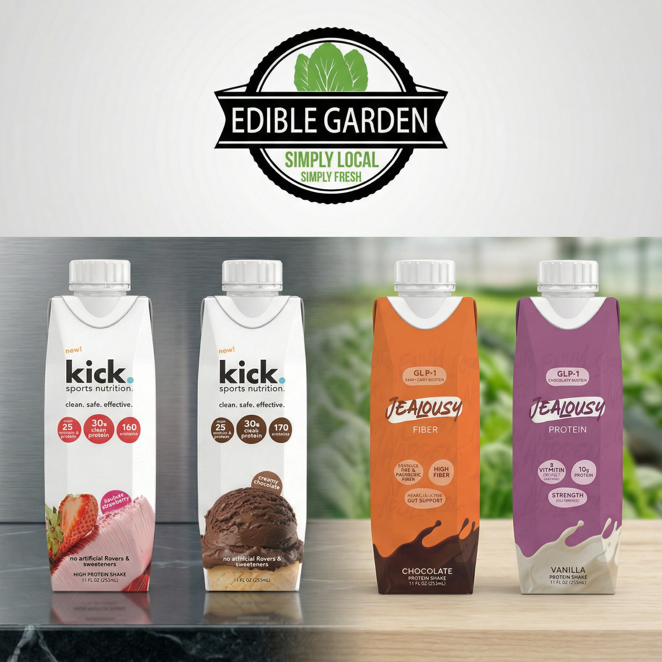 Edible Garden Enters RTD Protein with Tetra Pak Partnership