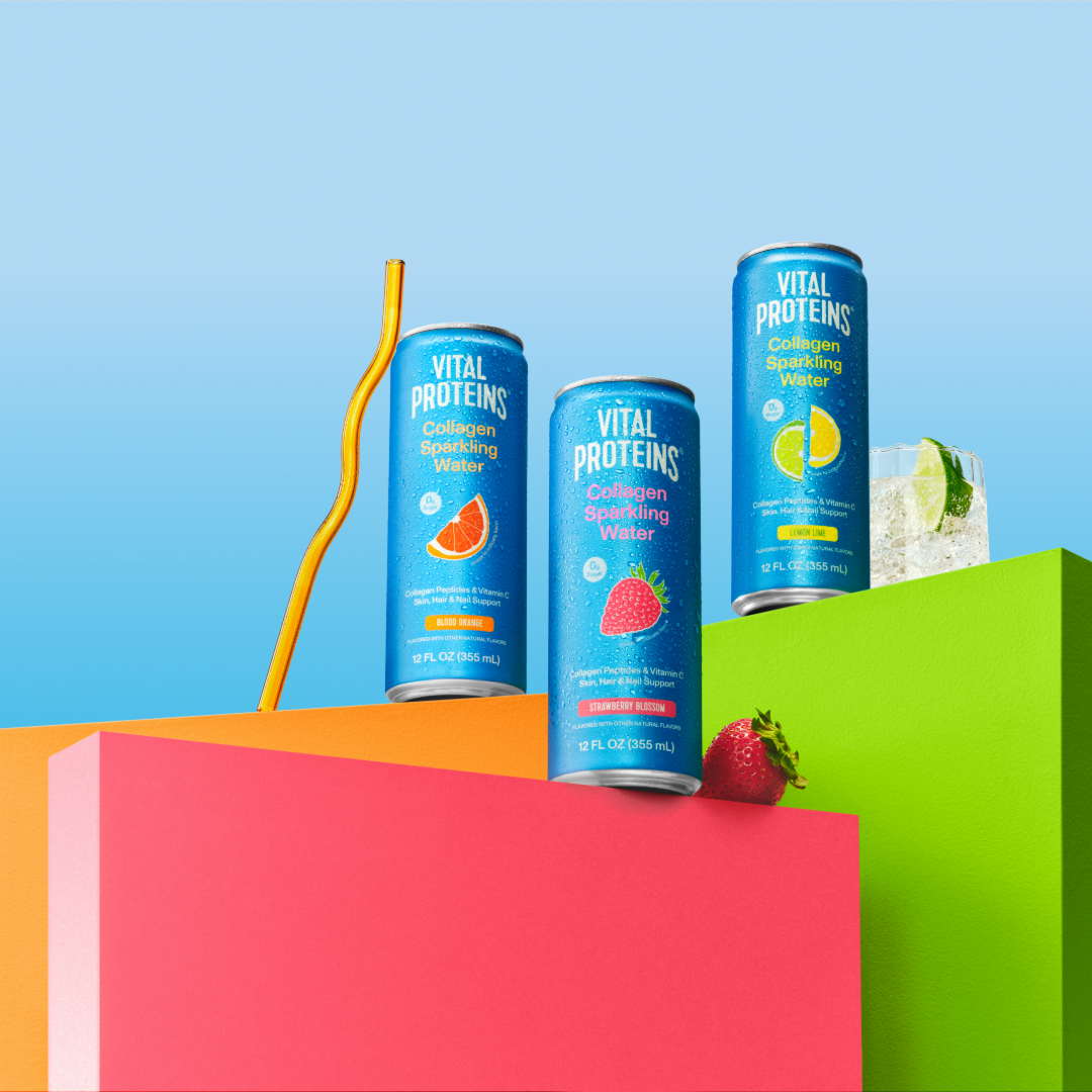 Vital Proteins Taps into RTD Ingestible Beauty with Collagen Sparkling Water