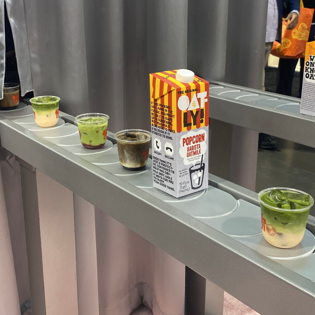 Oatly Launches Matcha, Popcorn Flavored Barista Blends