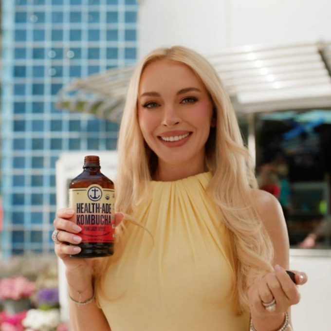 Health-Ade Taps Lindsay Lohan to Broaden Kombucha’s Mainstream Appeal
