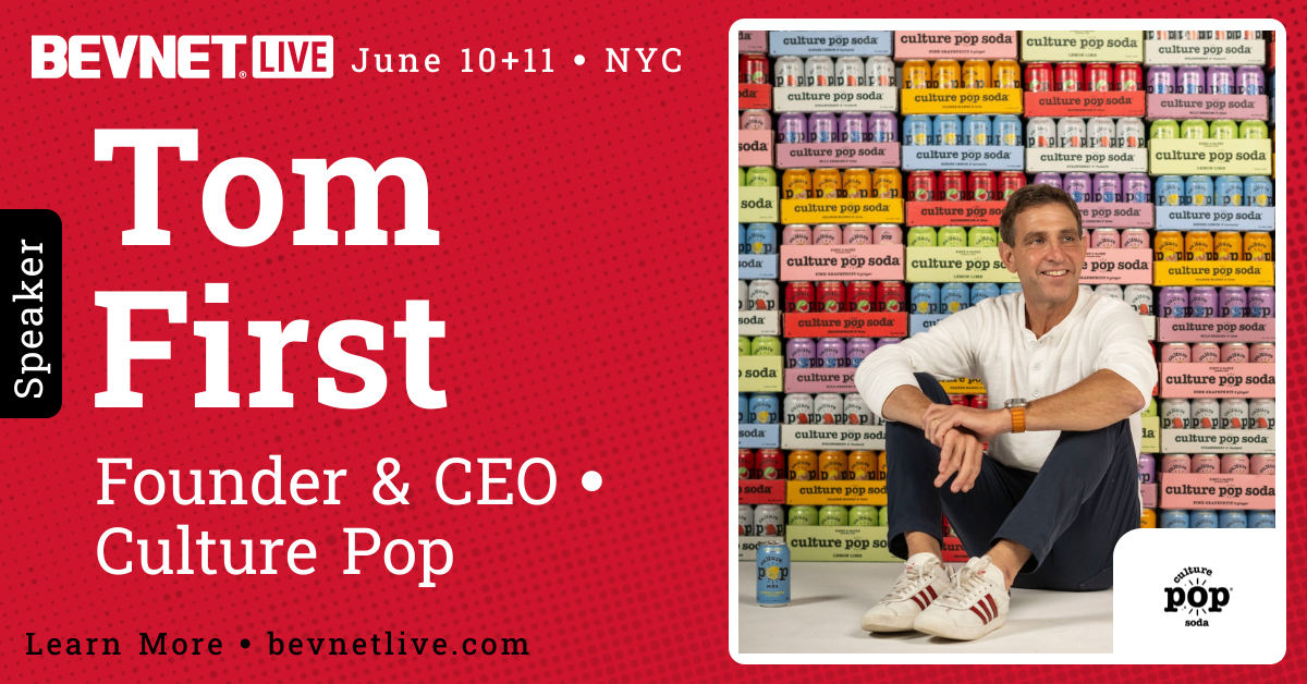 Tom First to Speak at BevNET Live NYC 2026, June 10-11