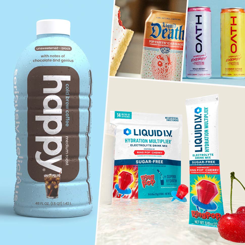 New Products: Liquid Death + Pop-Tarts, Liquid I.V. + Ring Pop, Happy Coffee