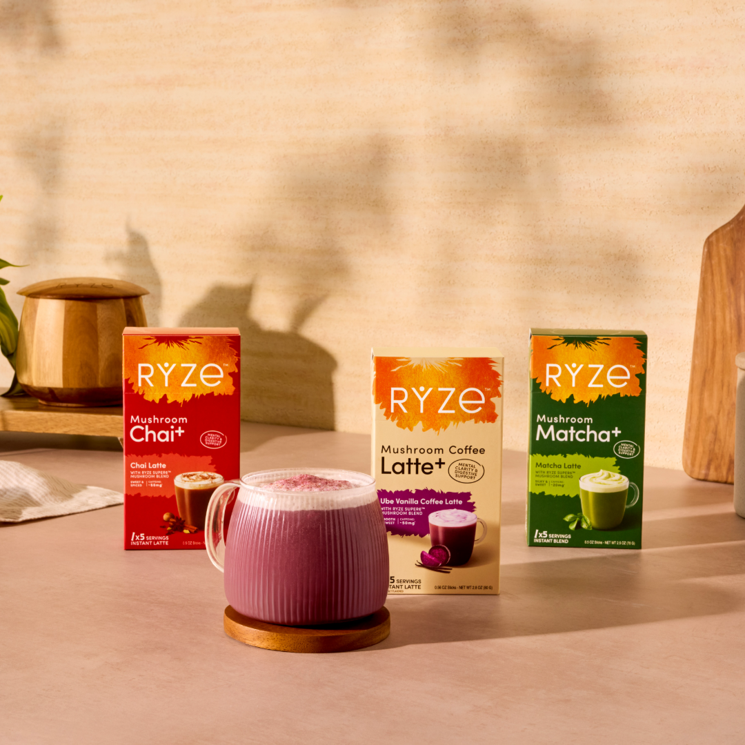 Distribution: RYZE Adds More Mushroom Lattes To Target