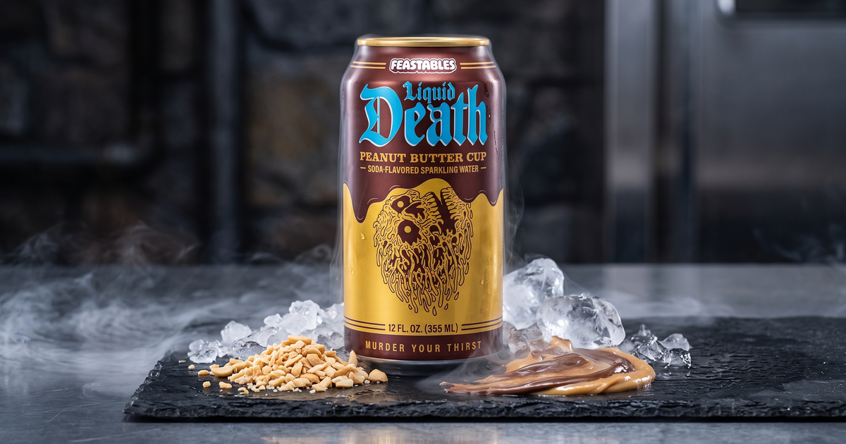 Liquid Death Feastables