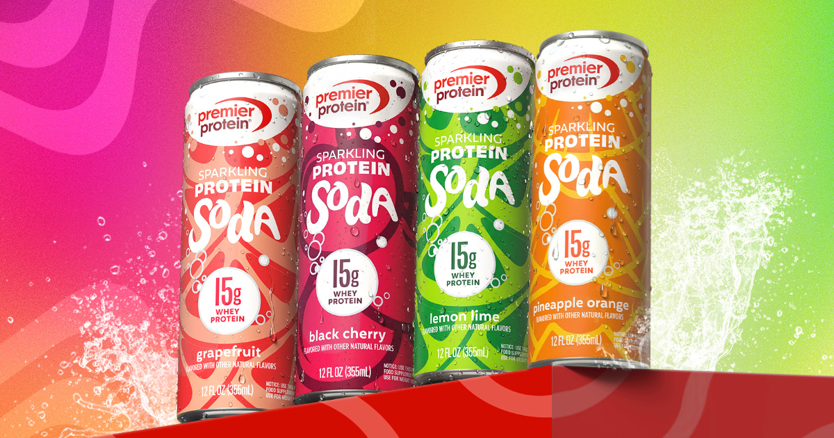 Premier Protein Sparkling Protein Soda