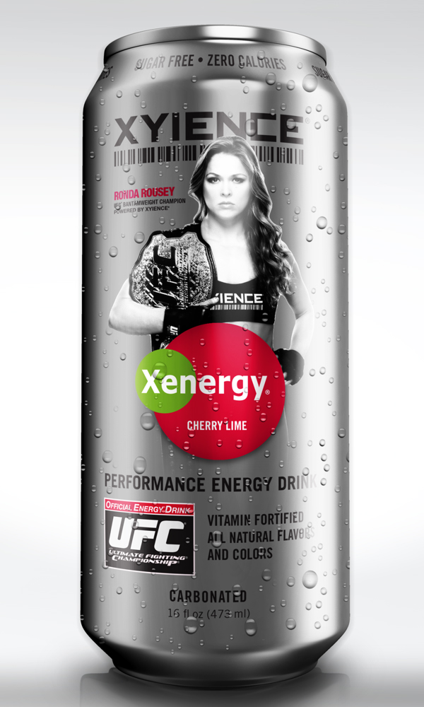 XYIENCE Launches Limited Edition Ronda Rousey Xenergy Can at 2013 NACS
